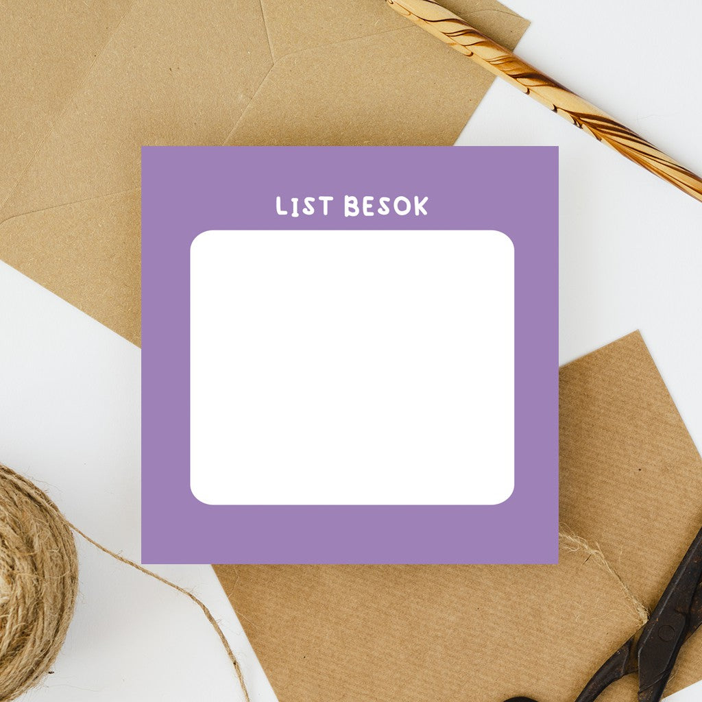 Memo 023 List Besok - Memopad by bukuqu
