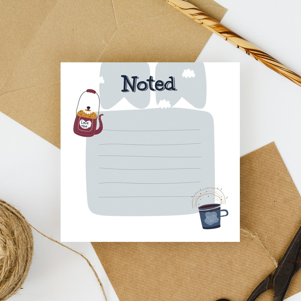 Memo 036 Noted Grey - Memopad by bukuqu