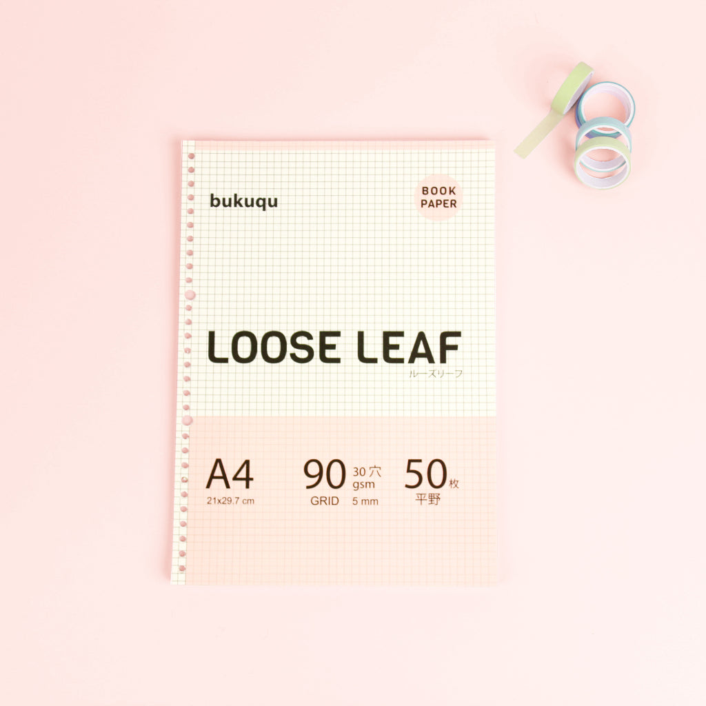 A4 Bookpaper Loose leaf - GRID by bukuqu
