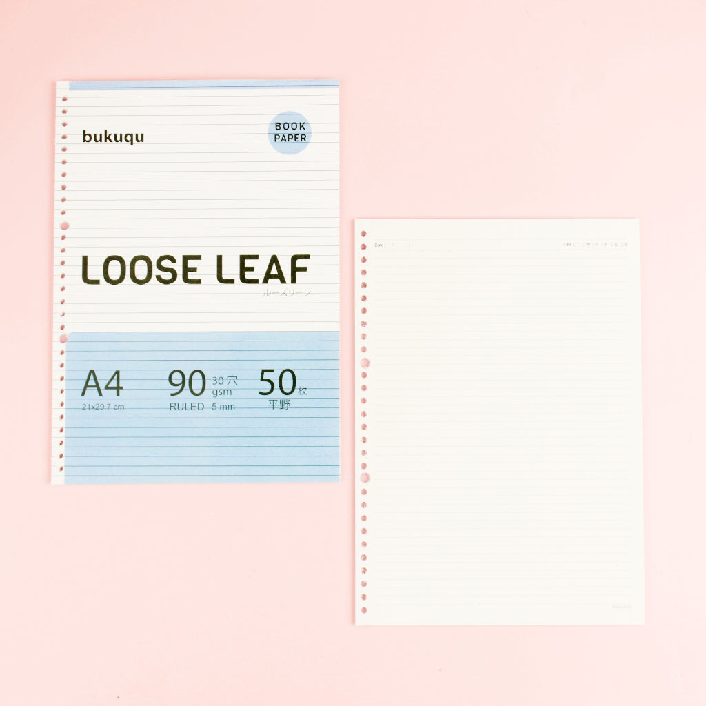 A4 Bookpaper Loose leaf - RULED by bukuqu