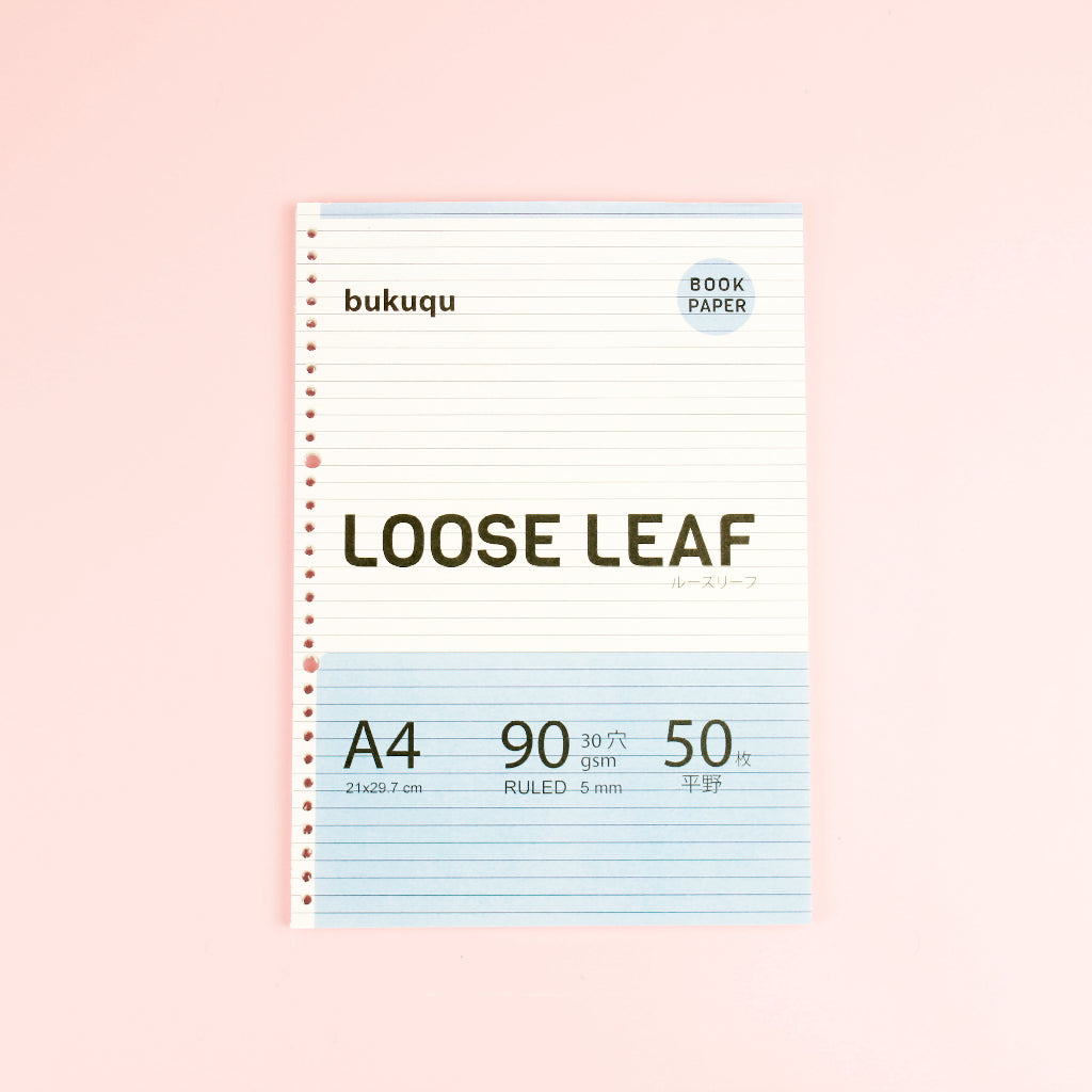 A4 Bookpaper Loose leaf - RULED by bukuqu