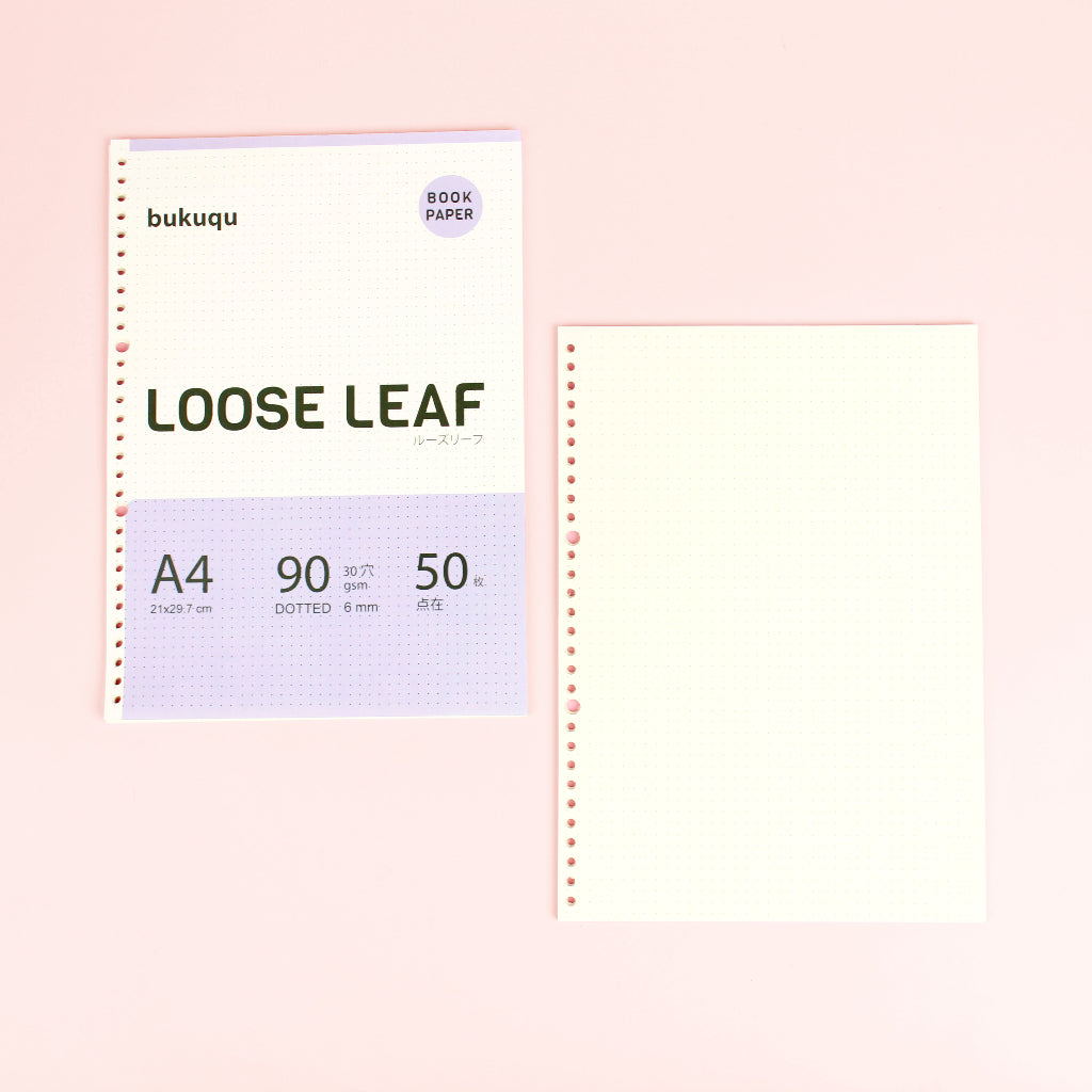 A4 Bookpaper Loose leaf - DOTTED by bukuqu