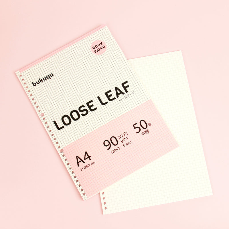 A4 Bookpaper Loose leaf - GRID by bukuqu