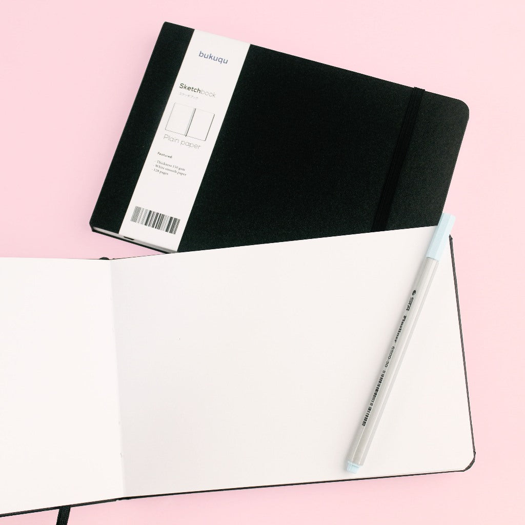 Sketchbook A5 150 gsm Landscape Hardcover by bukuqu