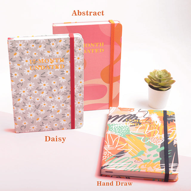 12 MONTH UNDATED Planner by bukuqu