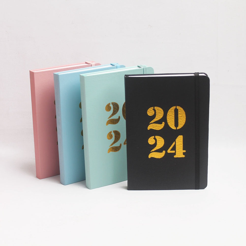 Weekly Planner 2024 Leather by bukuqu