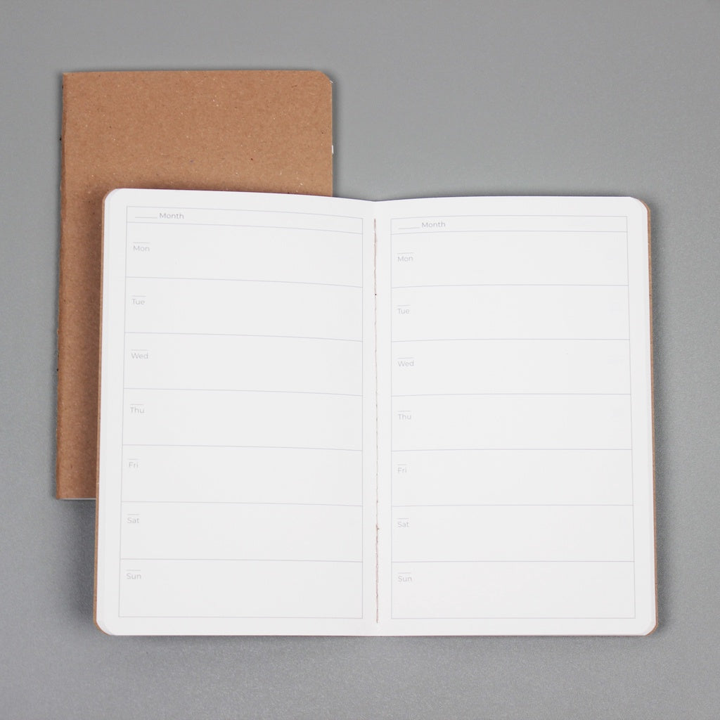 Weekly Journal - Agenda - Planner Softcover by bukuqu