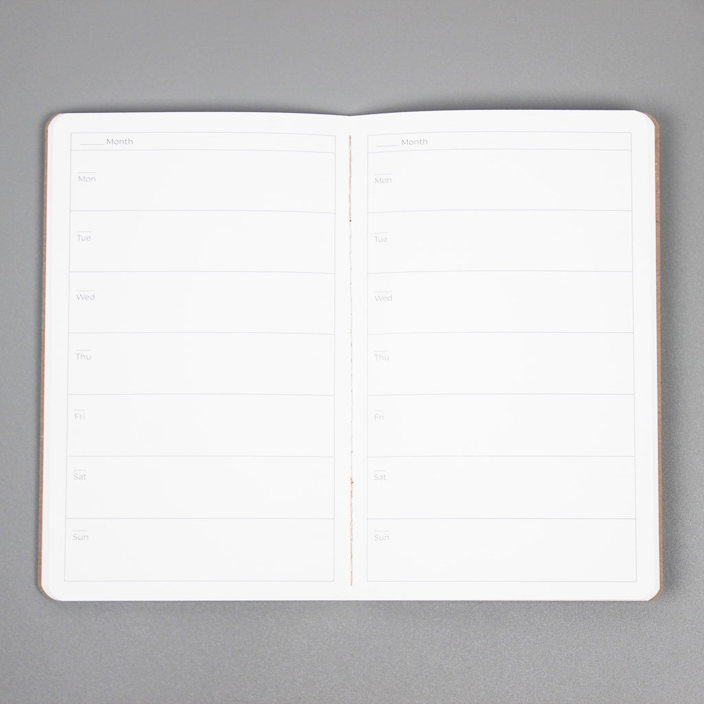 Weekly Journal - Agenda - Planner Softcover by bukuqu
