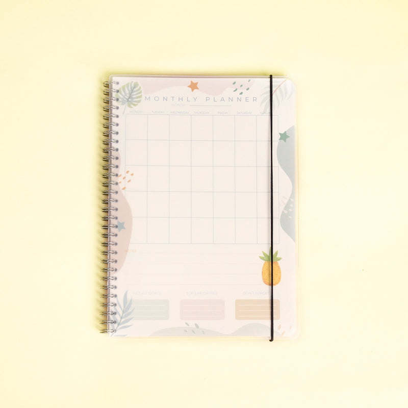 Bukuqu Notebook Spiral B5 - SM206 Monthly Planner Star
