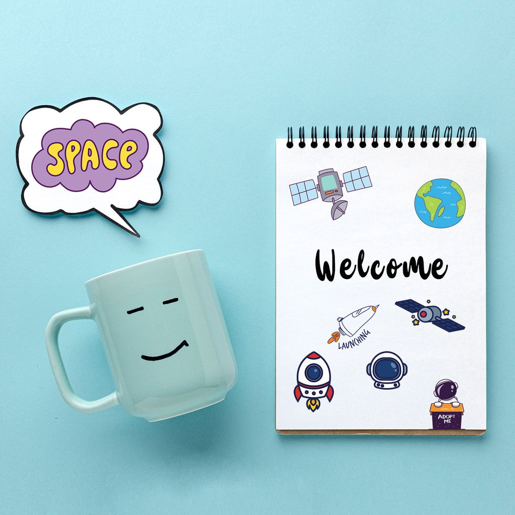 Stiker Journal Angkasa by bukuqu