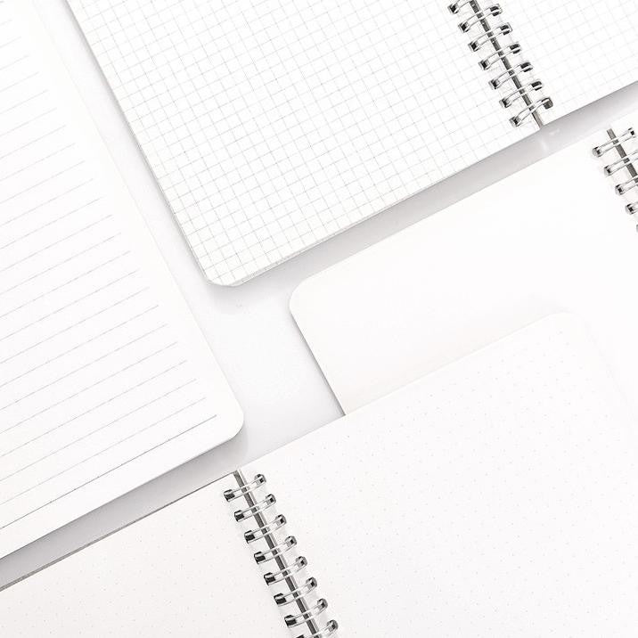 Notebook Spiral Board - A5 /Grey by bukuqu