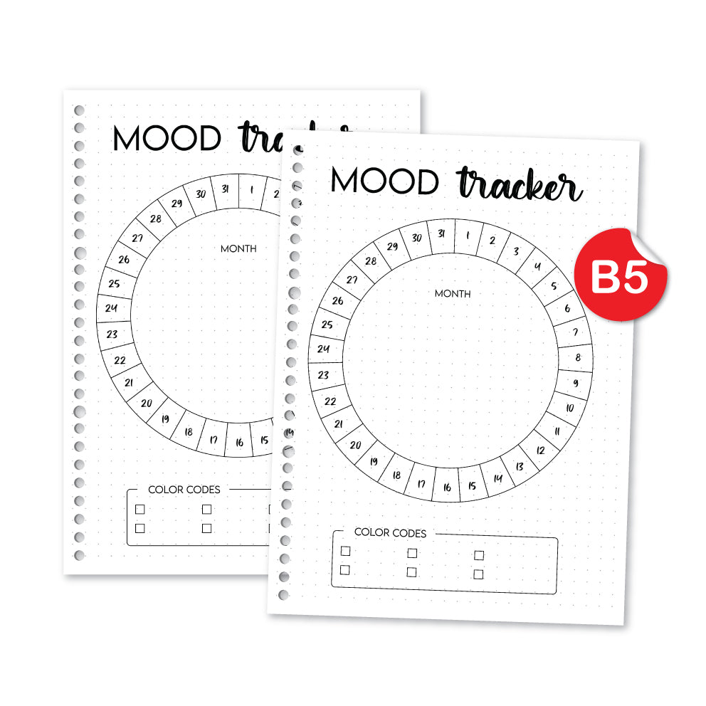 Loose Leaf B5 Mood Tracker by bukuqu