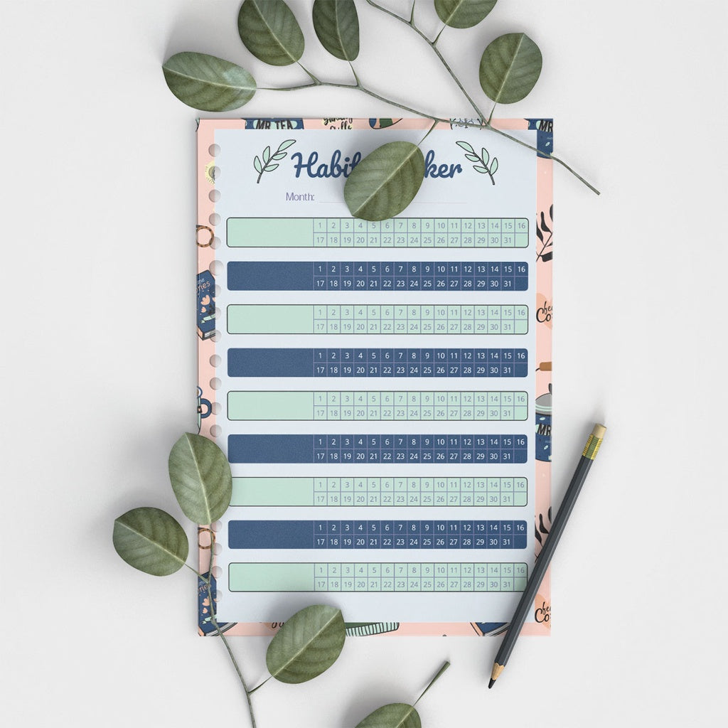 Loose Leaf A5 Habit Tracker 2022 by bukuqu