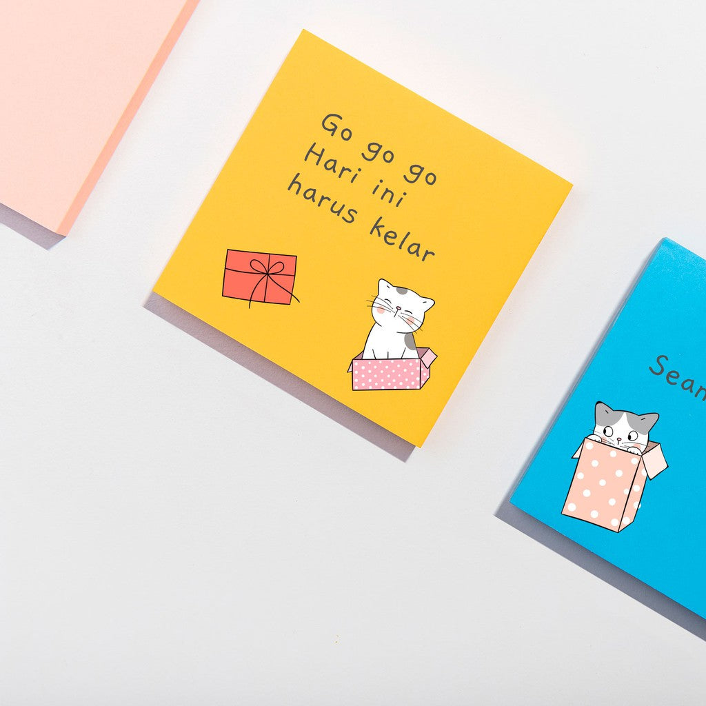 Stiker Journal Cat by bukuqu