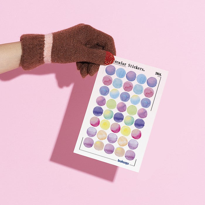 Stiker Deco Watercolor Stickers by bukuqu