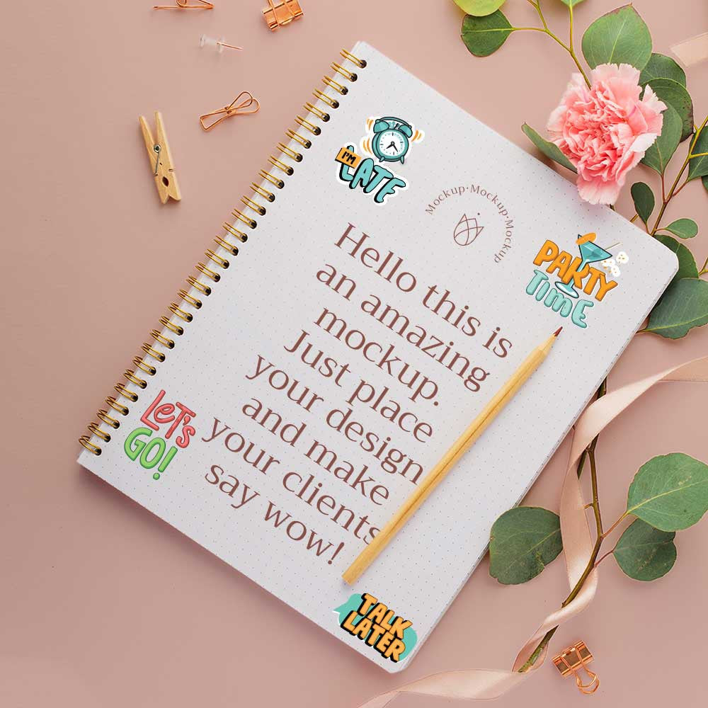 Stiker Journal I'm Late by bukuqu