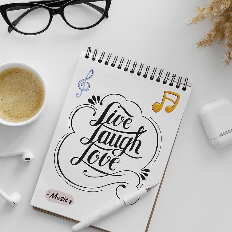Stiker Journal Music by bukuqu