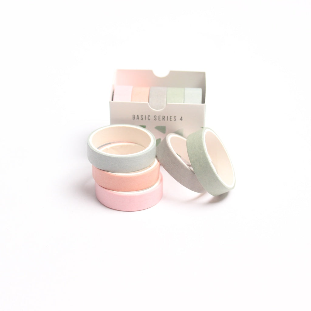 bukuqu Washi Tape BASIC Series