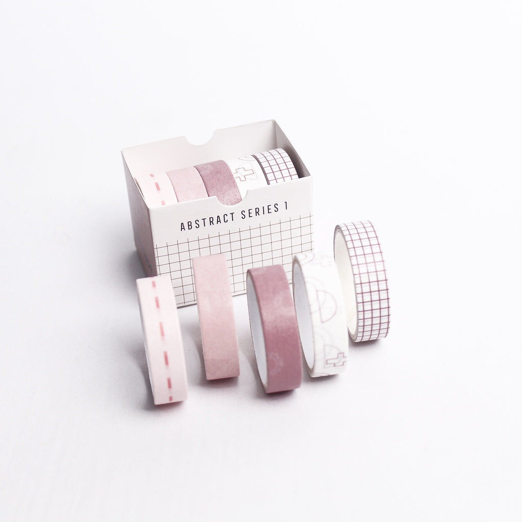 bukuqu Washi Tape ABSTRACT Series