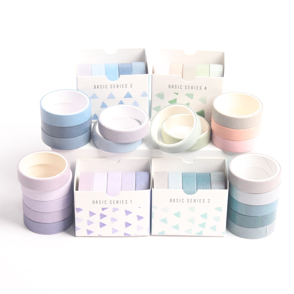 bukuqu Washi Tape BASIC Series