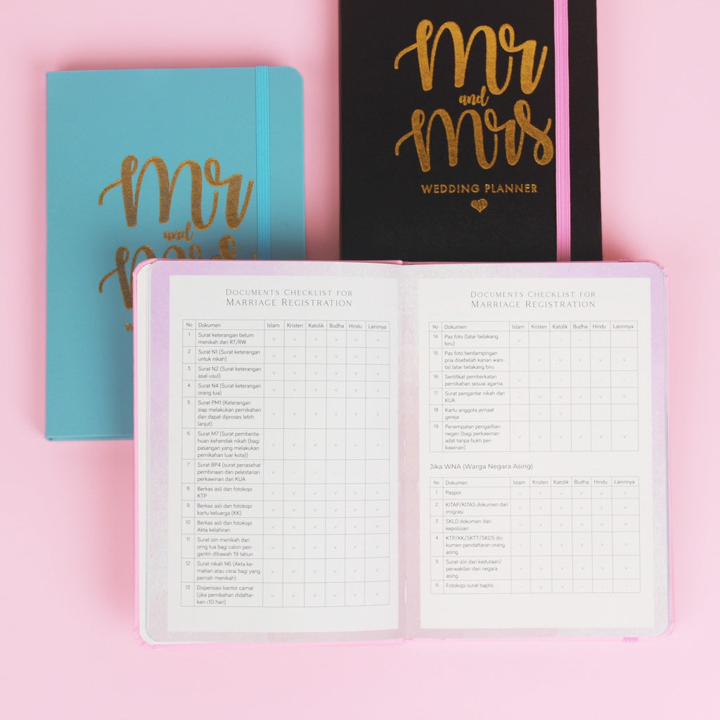 Wedding planner Mr & Mrs by bukuqu