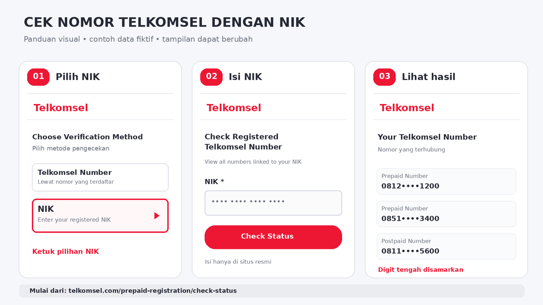 Cara Cek NIK Terdaftar di Nomor Telkomsel Mana Saja
