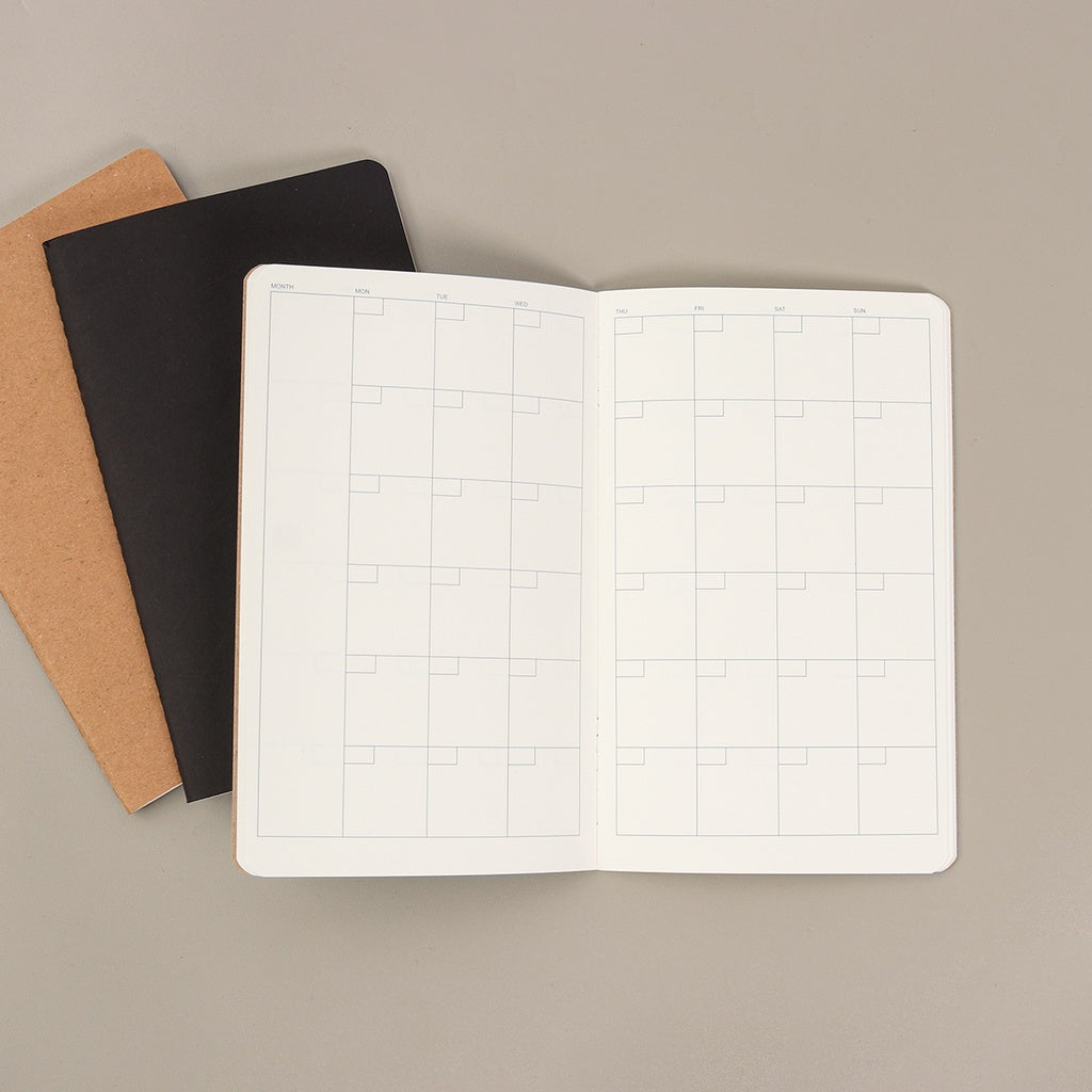 Monthly Journal - Planner Softcover by bukuqu