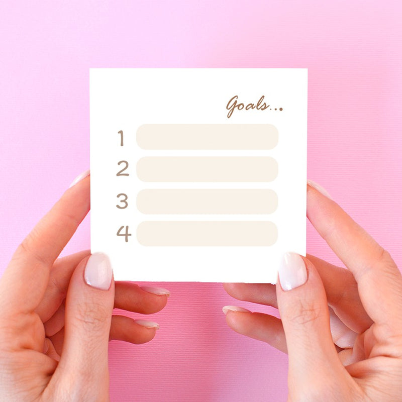 Memo 012 Goals - Memopad note paper by bukuqu