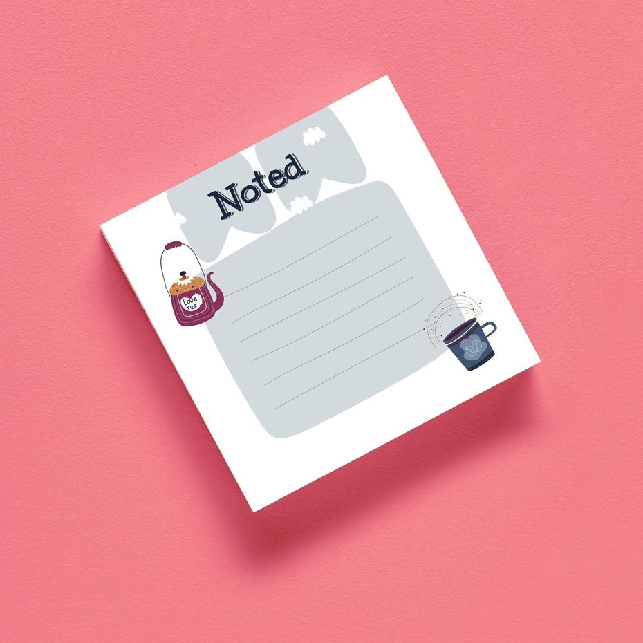Memo 036 Noted Grey - Memopad by bukuqu