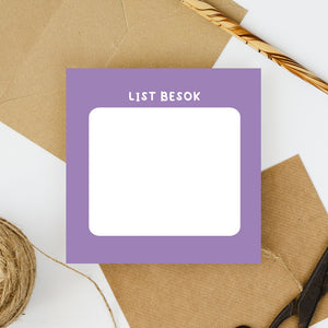Memo 023 List Besok - Memopad by bukuqu