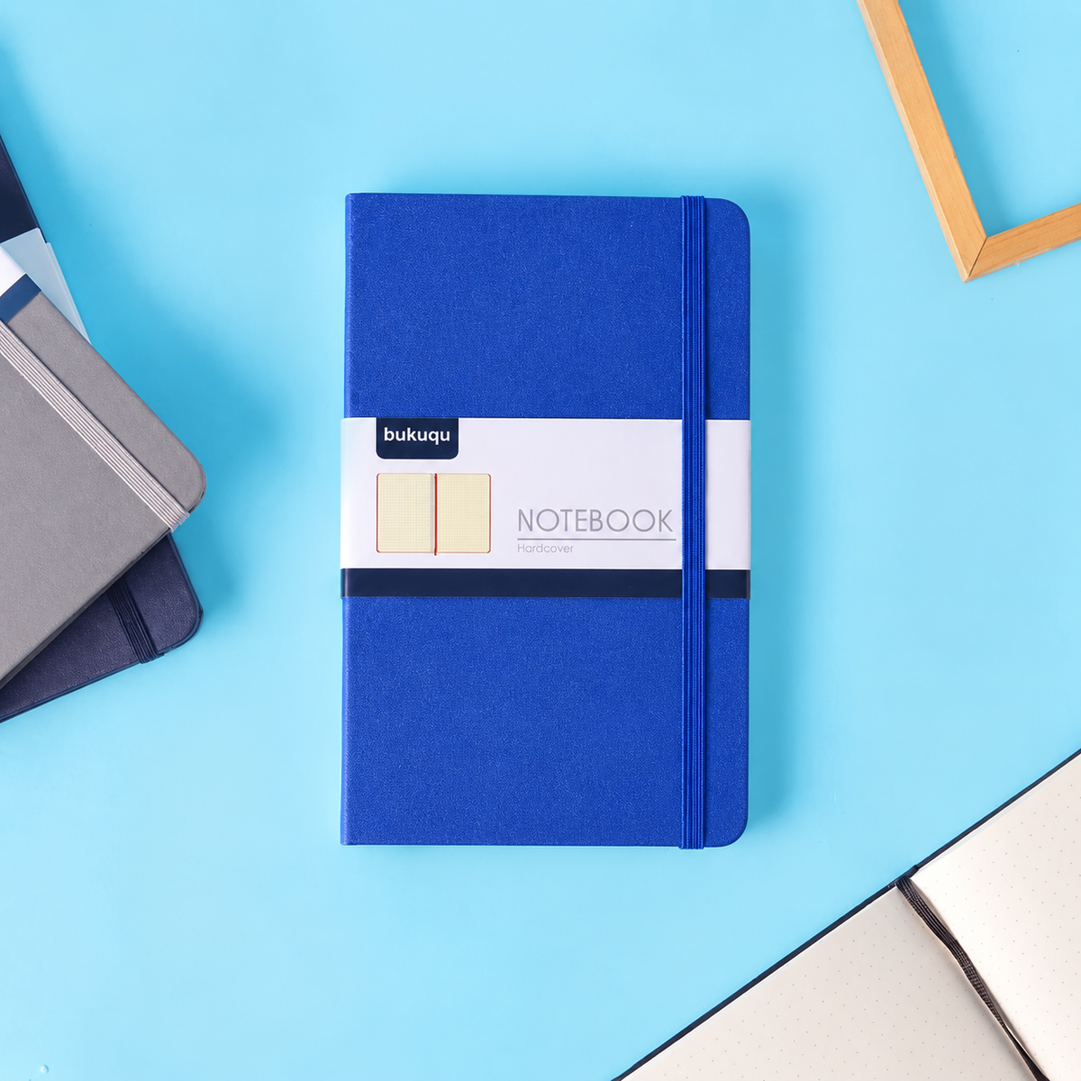 bukuqu A5 Classic Notebook Scuro Blue