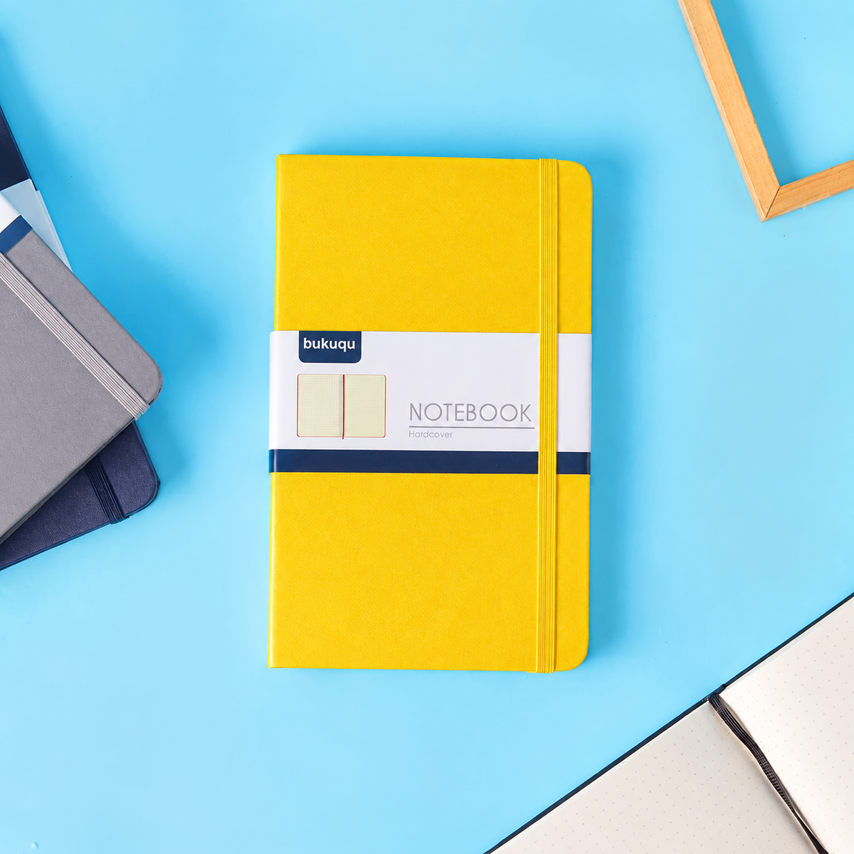bukuqu A5 Classic Notebook Yellow