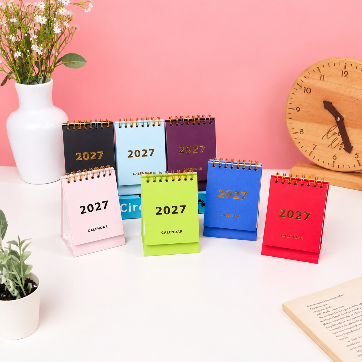 bukuqu A7 Desk Calendar 2027 - Regular Color