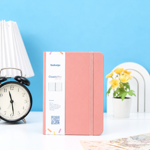 bukuqu B6 Classic Notebook Pink Salem