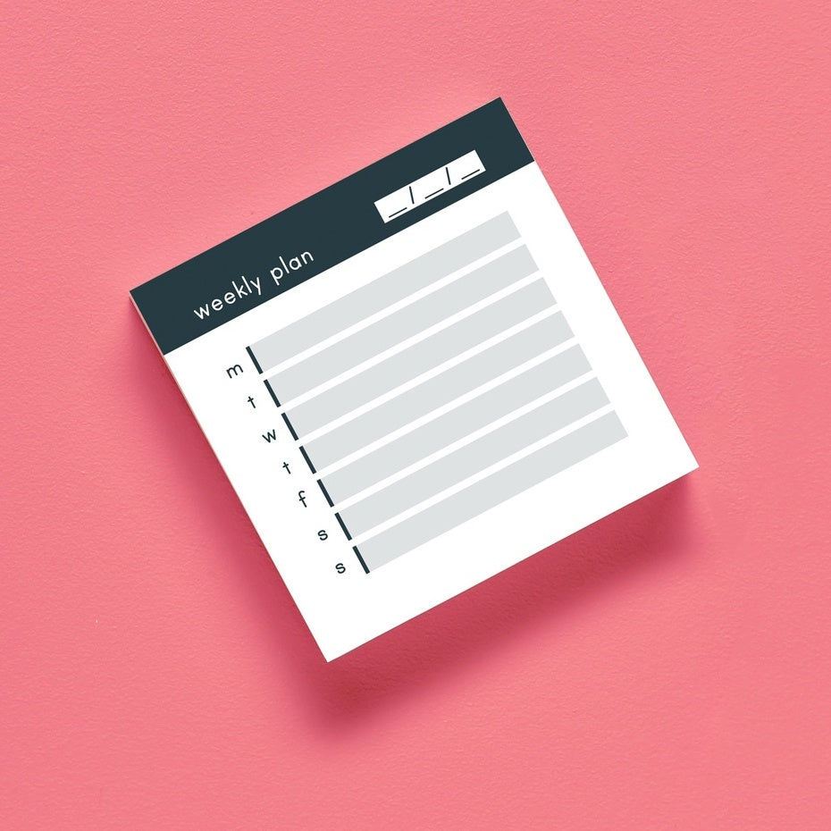Memo 018 Weekly Plan - Memopad by bukuqu