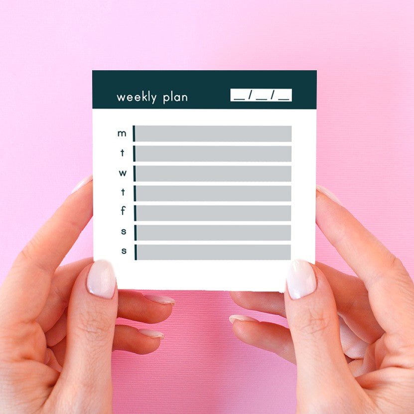 bukuqu Memo 018 Weekly Plan - Memopad