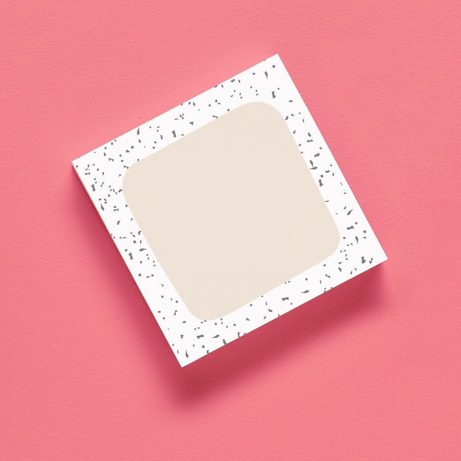 Memo 044 Abstract Terazzo - Memopad by bukuqu
