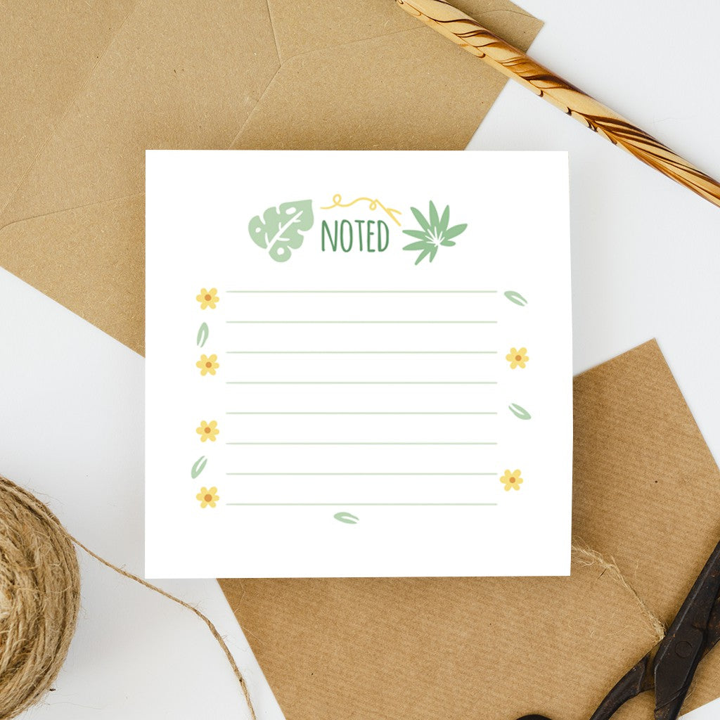Memo 042 Green Noted - Memopad by bukuqu