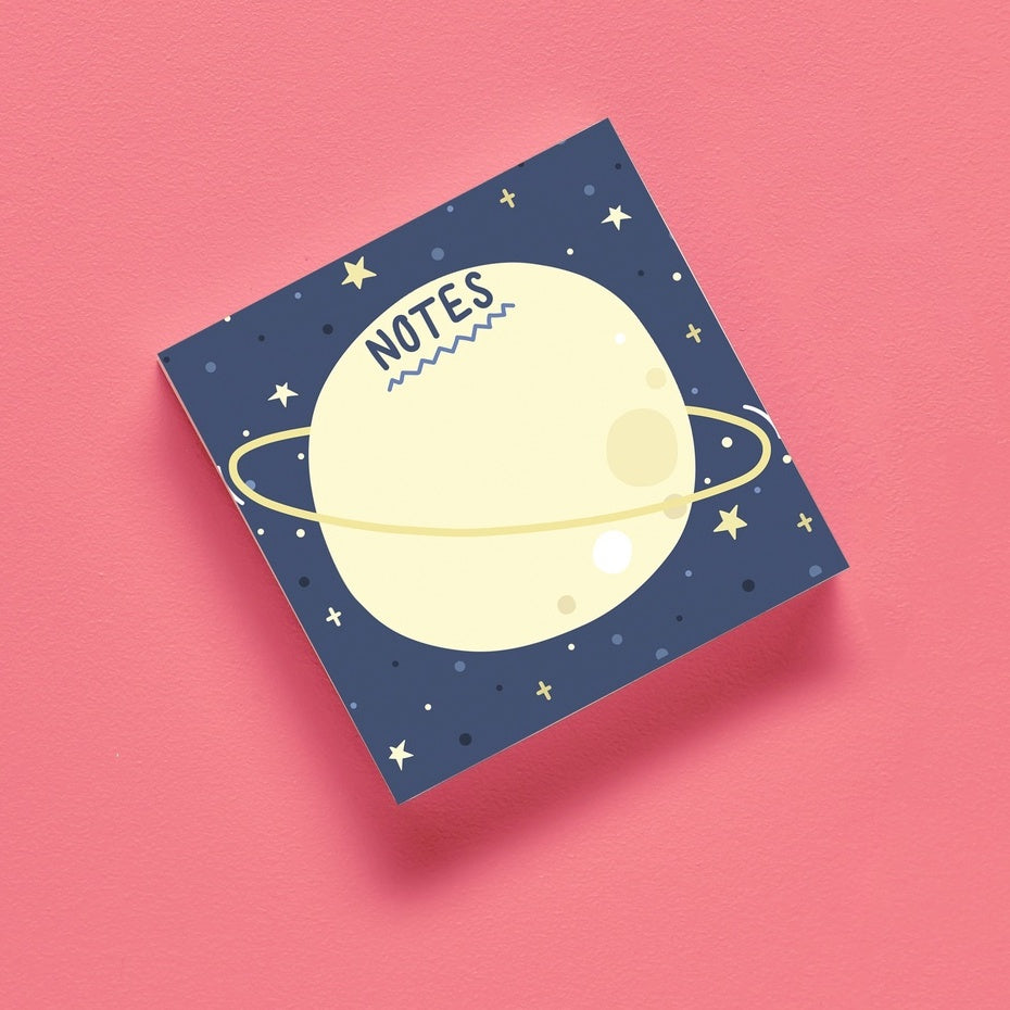 Memo 030 Moon Notes - Memopad by bukuqu