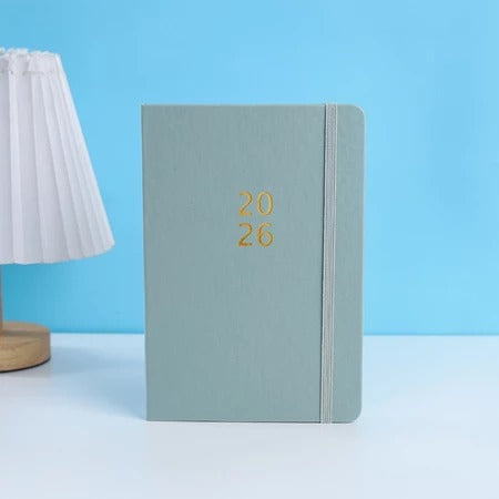 Planner 2026 Kulit - Never Give up