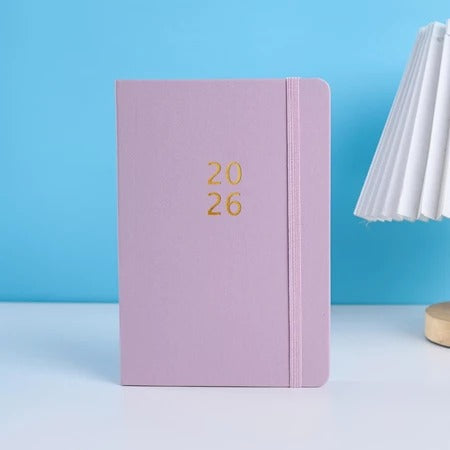 Planner 2026 Kulit - Never Give up