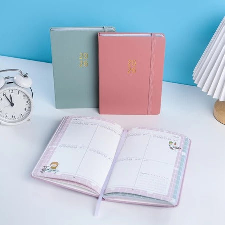 Planner 2026 Kulit - Never Give up