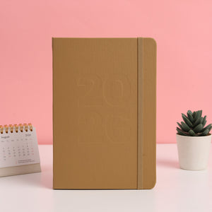 Planner 2026 Leather - Enjoy The Little Things