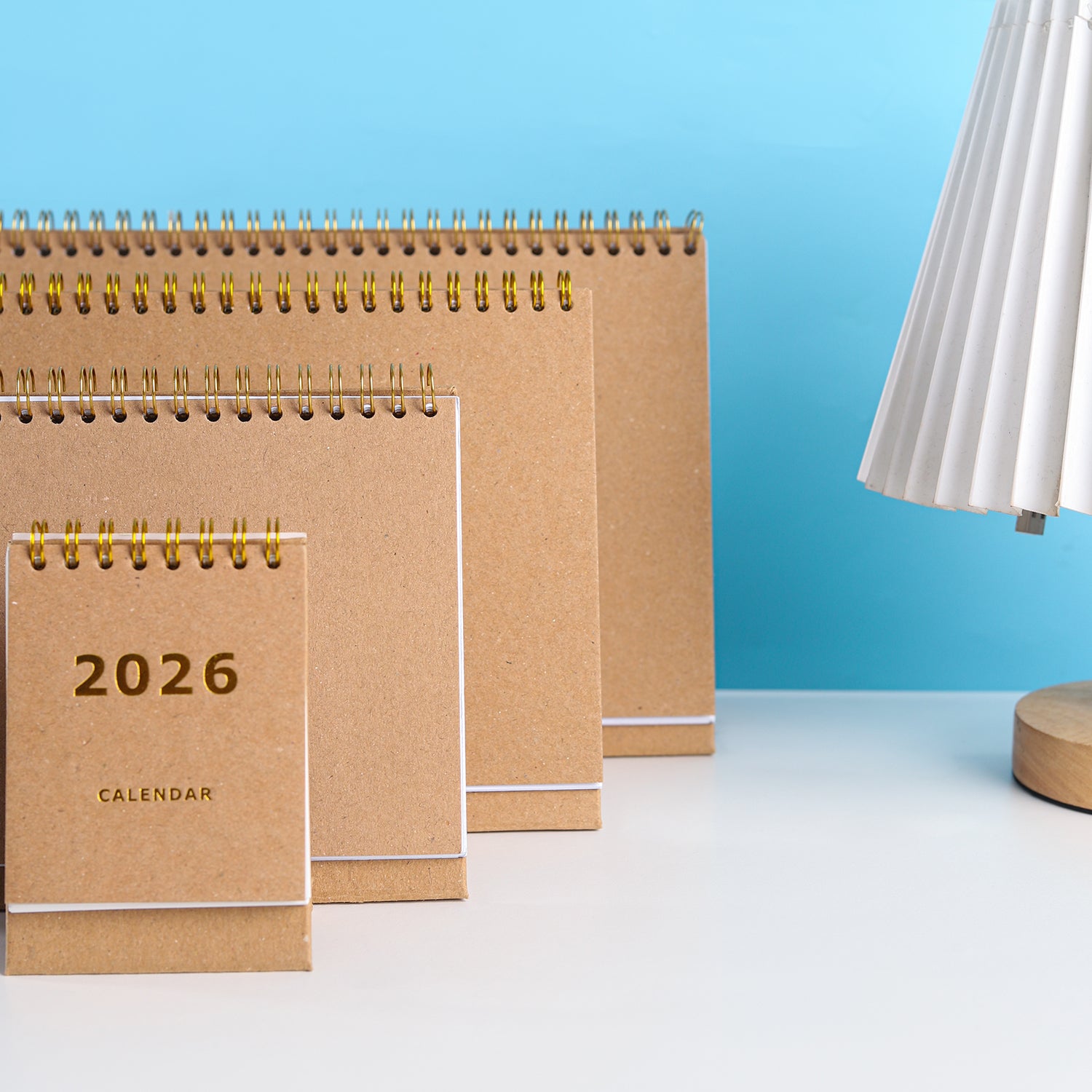 Calendar 2026 Meja - Kraft A7 B6 A5 B5