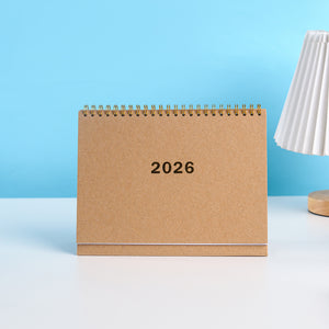 Calendar 2026 Meja - Kraft A7 B6 A5 B5