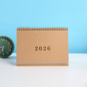 Calendar 2026 Meja - Kraft A7 B6 A5 B5