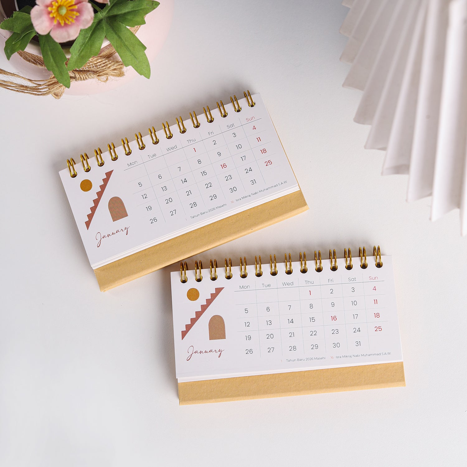 Calendar 2026 Meja Short