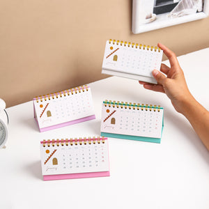 Calendar 2026 Short Colorfull