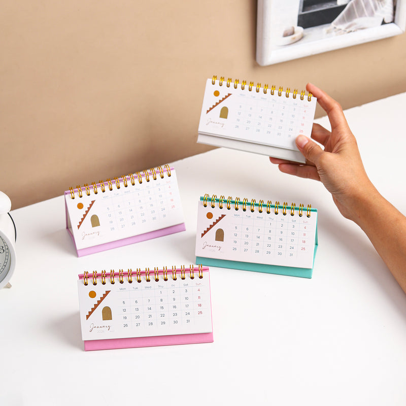 Calendar 2026 Short Colorfull