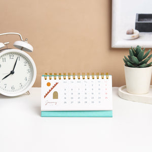 Calendar 2026 Short Colorfull